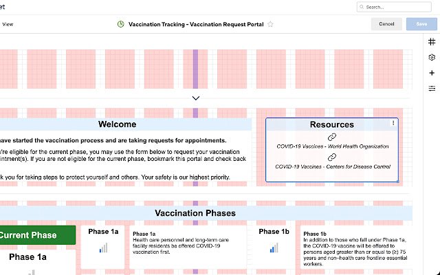 Smartsheet Dashboard Overlay  from Chrome web store to be run with OffiDocs Chromium online