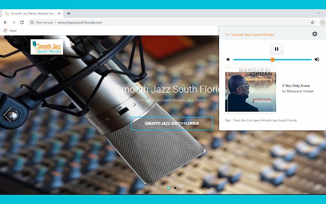 Chrome web mağazasından Smooth Jazz Güney Florida, OffiDocs Chromium çevrimiçi ile çalıştırılacak