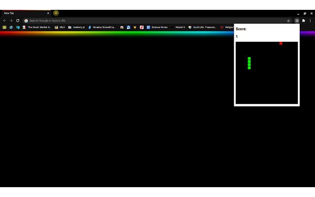 Snake Popup dari kedai web Chrome untuk dijalankan dengan OffiDocs Chromium dalam talian