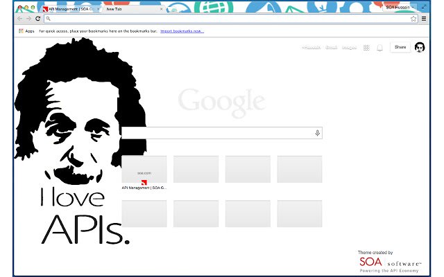 SOA Software I Love APIs Theme  from Chrome web store to be run with OffiDocs Chromium online