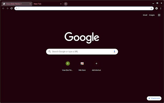 Sober dark pink  from Chrome web store to be run with OffiDocs Chromium online