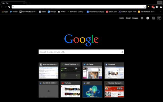 Solid Black Theme  from Chrome web store to be run with OffiDocs Chromium online