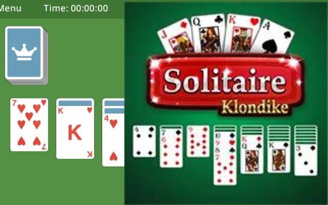 Solitaire Klondike unbloked  from Chrome web store to be run with OffiDocs Chromium online