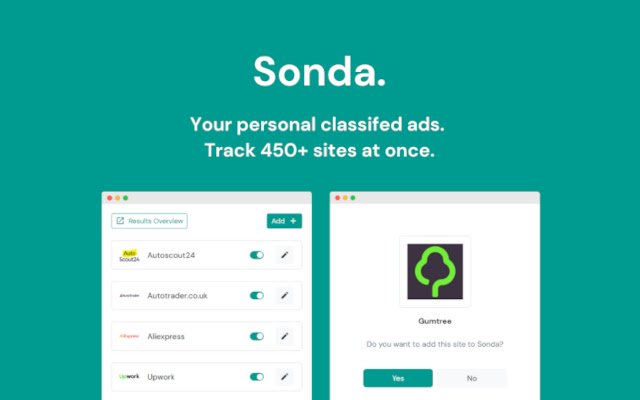 Sonda  from Chrome web store to be run with OffiDocs Chromium online