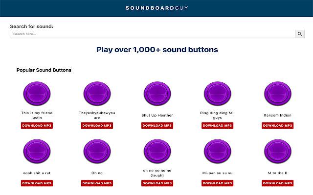 SoundBoardGuy dal Chrome Web Store da eseguire con OffiDocs Chromium online