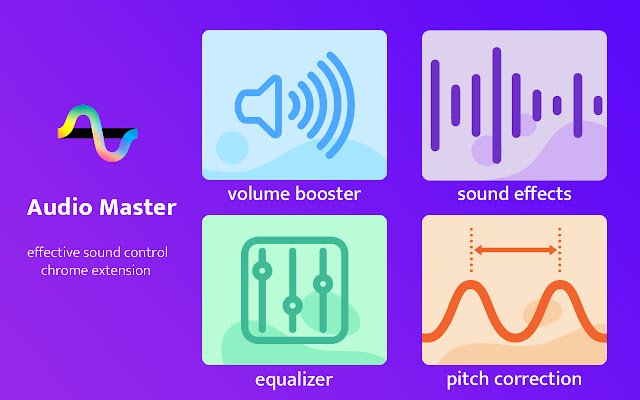 Sound Booster  Pro equalizerAudio Master  from Chrome web store to be run with OffiDocs Chromium online