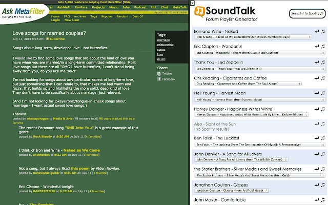 SoundTalk Forum Playlist Generator  from Chrome web store to be run with OffiDocs Chromium online