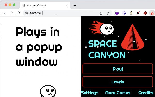 Space Canyon  from Chrome web store to be run with OffiDocs Chromium online