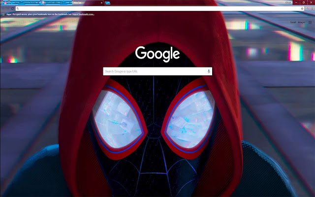 Space eyes | SPIDER MAN INTO THE SPIDER VERSE  from Chrome web store to be run with OffiDocs Chromium online