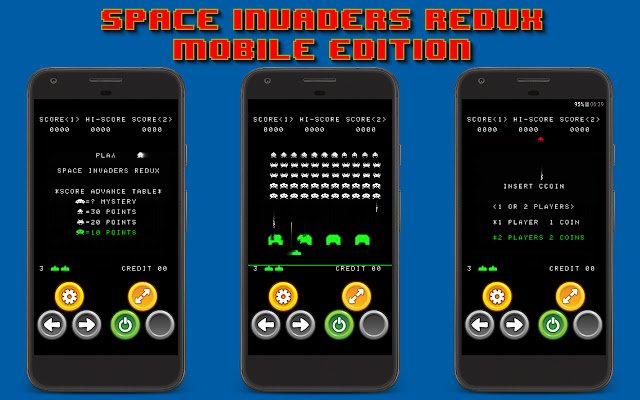 Space Invaders Redux Mobile  from Chrome web store to be run with OffiDocs Chromium online