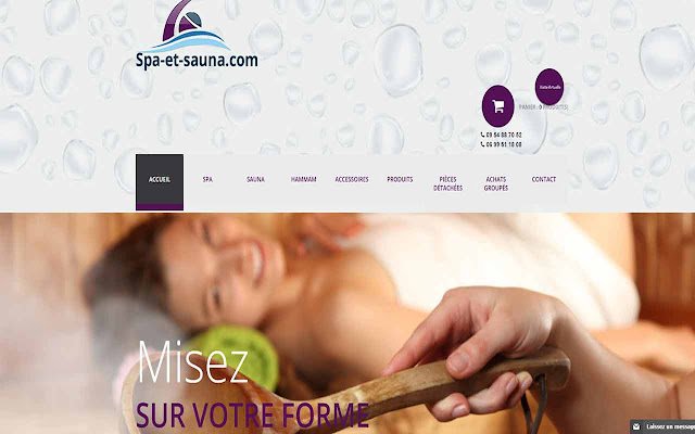 SPA ET SAUNA  from Chrome web store to be run with OffiDocs Chromium online