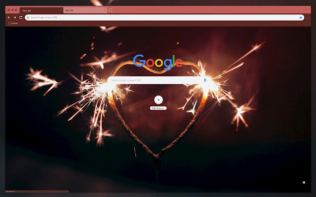 Sparklers Heart de la tienda web de Chrome se ejecutará con OffiDocs Chromium en línea