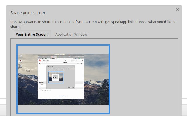 SpeakApp dal negozio web di Chrome da eseguire con OffiDocs Chromium online