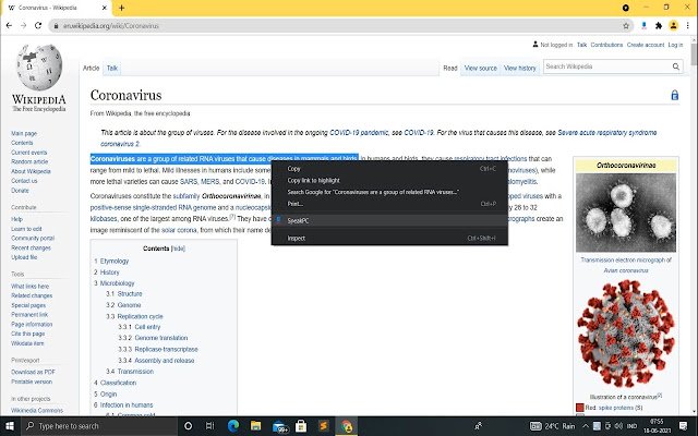 SpeakPC  from Chrome web store to be run with OffiDocs Chromium online