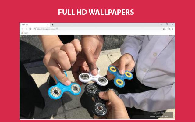 Spinner.io Wallpapers and New Tab  from Chrome web store to be run with OffiDocs Chromium online