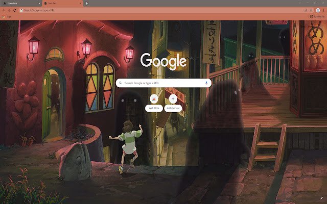 Spirited Away HD Theme  from Chrome web store to be run with OffiDocs Chromium online