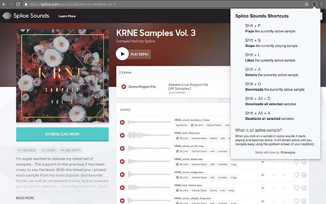 Comenzi rapide Splice Sounds din magazinul web Chrome pentru a fi rulate cu OffiDocs Chromium online