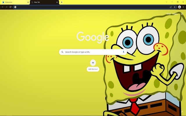 Sponge Bob din magazinul web Chrome va fi rulat cu OffiDocs Chromium online