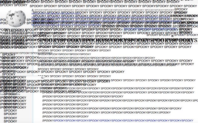SPOOKED!  from Chrome web store to be run with OffiDocs Chromium online