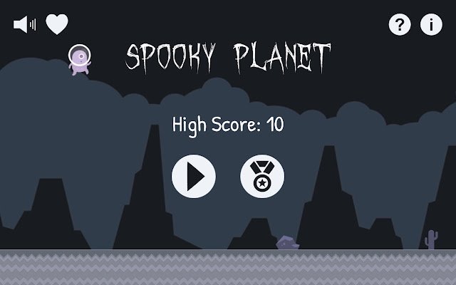 Spooky Planet de la boutique en ligne Chrome sera exécuté avec OffiDocs Chromium en ligne