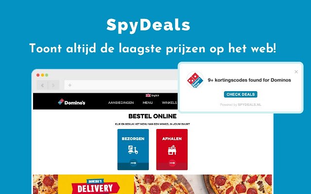 SpyDeals Chrome Extension  from Chrome web store to be run with OffiDocs Chromium online