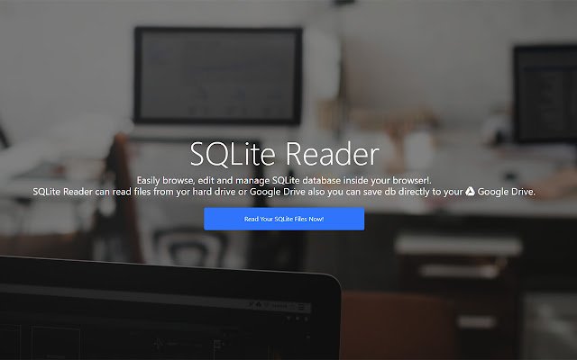 SQLite Reader  from Chrome web store to be run with OffiDocs Chromium online