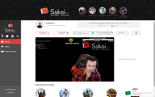 Sskaitv  from Chrome web store to be run with OffiDocs Chromium online