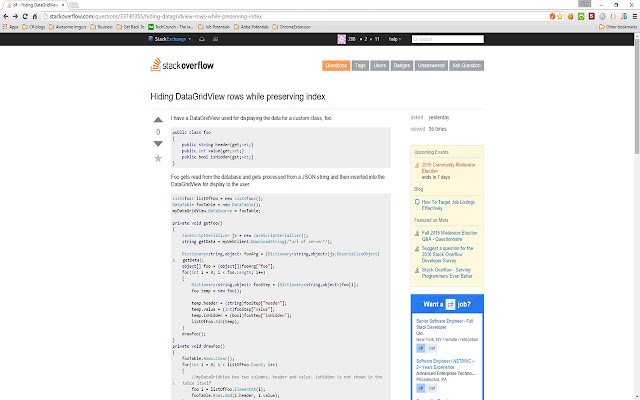 StackOverflow CodeWrap  from Chrome web store to be run with OffiDocs Chromium online