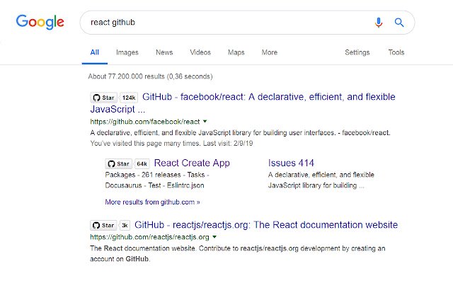 Starify Github repo links  from Chrome web store to be run with OffiDocs Chromium online