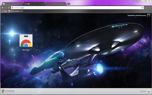 Star Trek Space Ship Light Speed Ship  from Chrome web store to be run with OffiDocs Chromium online