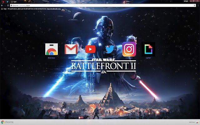 Star Wars: Battlefront 2 (משחק וידאו) 2017 מחנות האינטרנט של Chrome יופעל עם OffiDocs Chromium מקוון