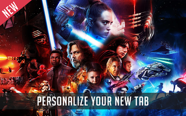 Star Wars New Tab Theme  from Chrome web store to be run with OffiDocs Chromium online