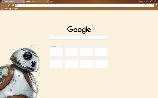 Star Wars VII: The Force Awakens BB8 Droid ຈາກ Chrome web store ທີ່ຈະດໍາເນີນການກັບ OffiDocs Chromium ອອນໄລນ໌