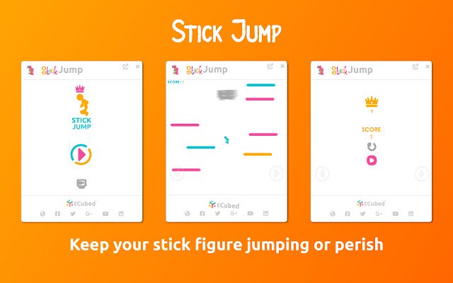Stick Jump  from Chrome web store to be run with OffiDocs Chromium online