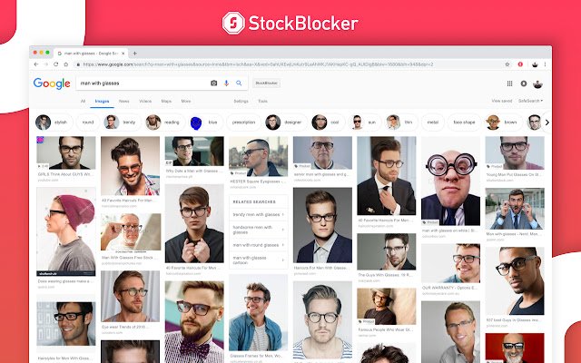 StockBlocker  from Chrome web store to be run with OffiDocs Chromium online