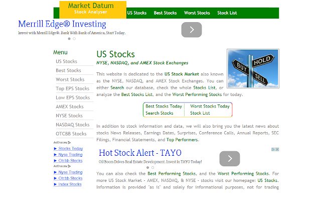 Stock Market Data  from Chrome web store to be run with OffiDocs Chromium online