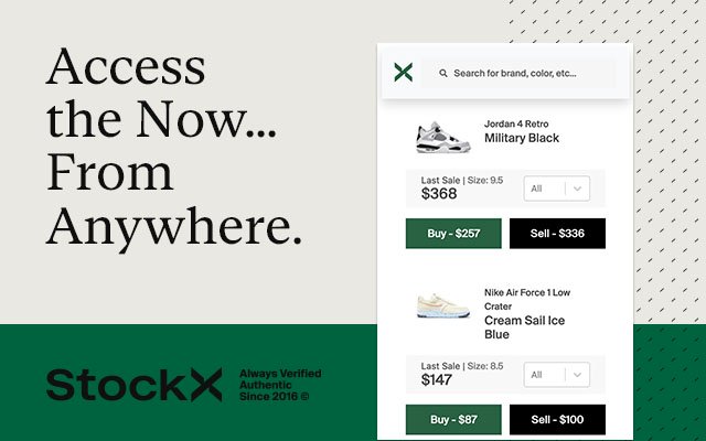 StockX Assistant de la boutique en ligne Chrome à exécuter avec OffiDocs Chromium en ligne