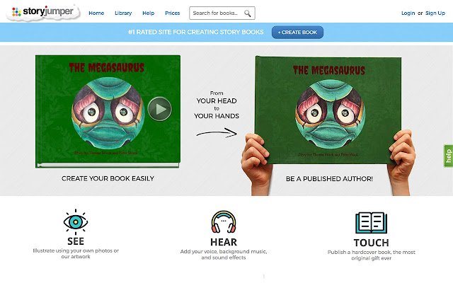 StoryJumper Create  Read Story Books  from Chrome web store to be run with OffiDocs Chromium online