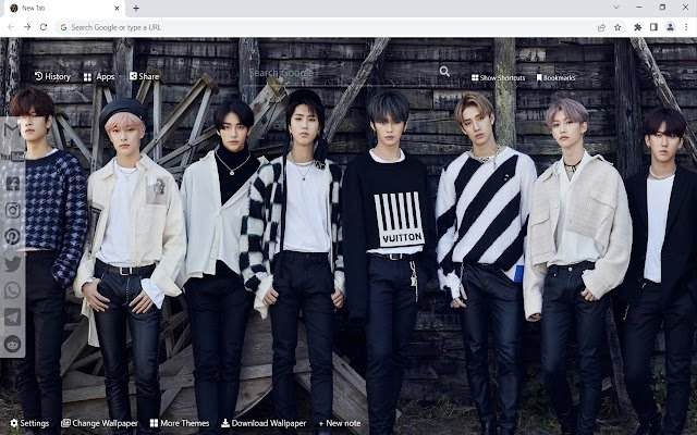 Stray Kids Wallpaper HD New Tab  from Chrome web store to be run with OffiDocs Chromium online