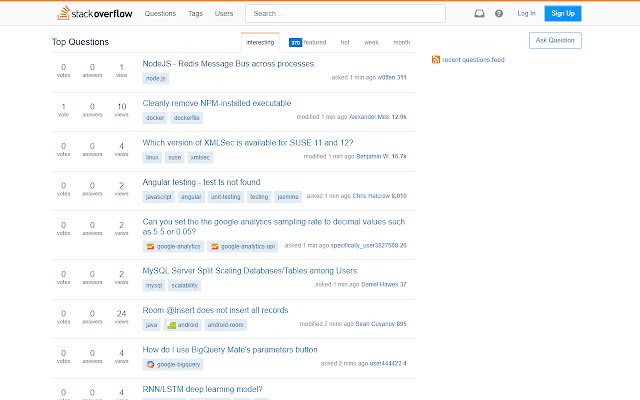 Strictly Stack Overflow  from Chrome web store to be run with OffiDocs Chromium online