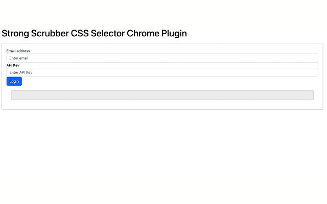 Strong Scrubber CSS Selector  from Chrome web store to be run with OffiDocs Chromium online