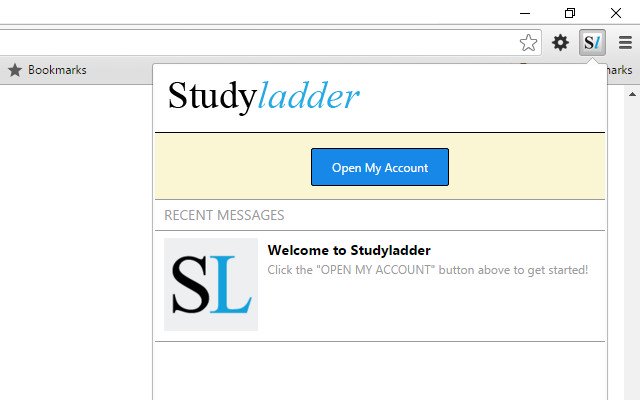 Studyladder  from Chrome web store to be run with OffiDocs Chromium online