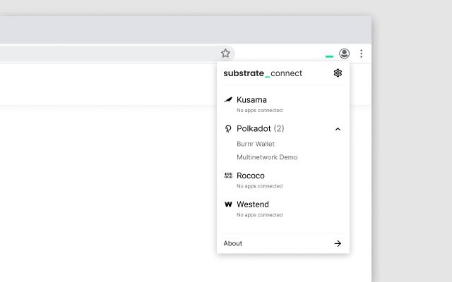 Substrate Connect Extension dari toko web Chrome untuk dijalankan dengan OffiDocs Chromium online