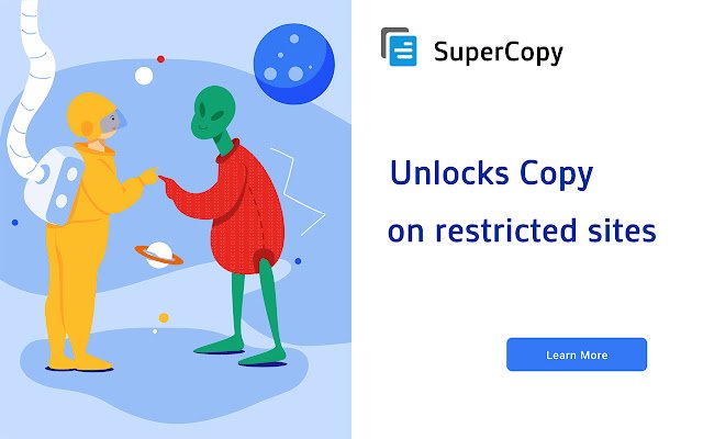 SuperCopy Chrome web mağazasından kopyalamanın OffiDocs Chromium çevrimiçi ile çalıştırılmasını etkinleştirin