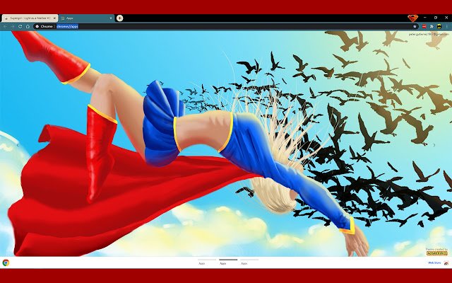 سيتم تشغيل Supergirl Glory HD من متجر Chrome الإلكتروني باستخدام OffiDocs Chromium عبر الإنترنت