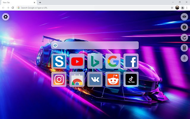 Super Sports Car HD Wallpaper New Tab  from Chrome web store to be run with OffiDocs Chromium online