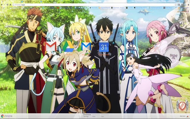 Sword Art Online 01 1366x768  from Chrome web store to be run with OffiDocs Chromium online