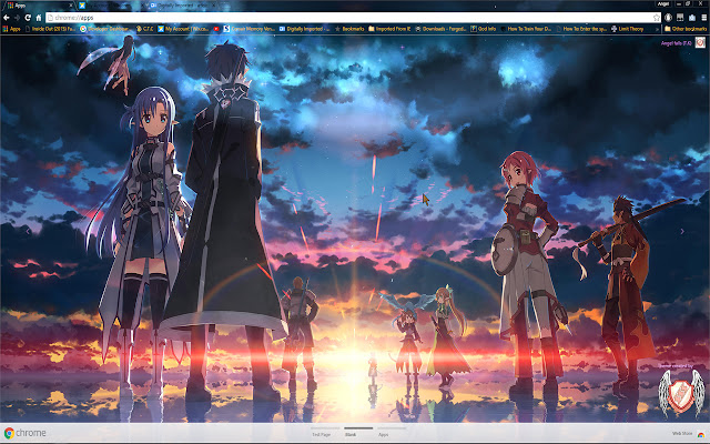 来自 Chrome 网上商店的 Sword Art Online 09 1920x1080 将与 OffiDocs Chromium online 一起运行