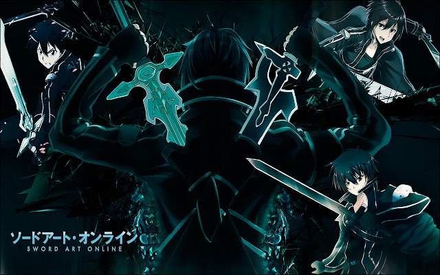 OffiDocs Chromiumオンラインで実行されるChrome WebストアのSword Art Online Kirito Theme