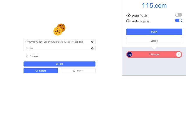 SyncMyCookie จาก Chrome เว็บสโตร์ที่จะรันด้วย OffiDocs Chromium ทางออนไลน์